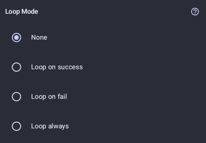 Loop Mode Settings