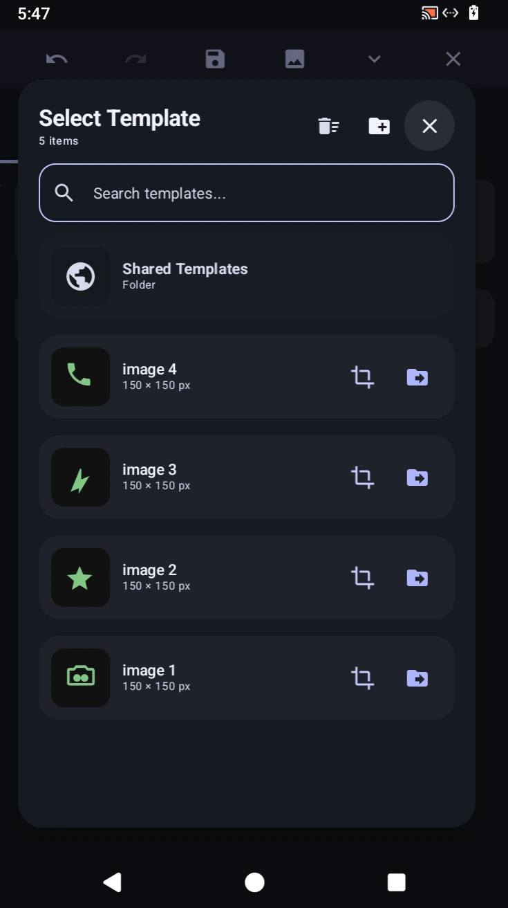 Advanced Macro template manager