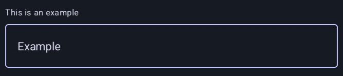 Text Input